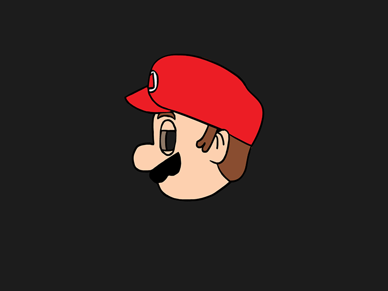 Mario head turn